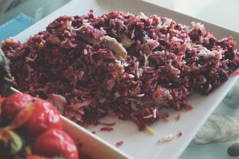 Persian Lunch: Albaloo Pollo