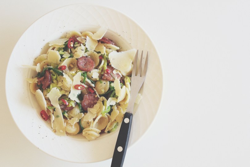 Chorizo & Leek Orecchiette
