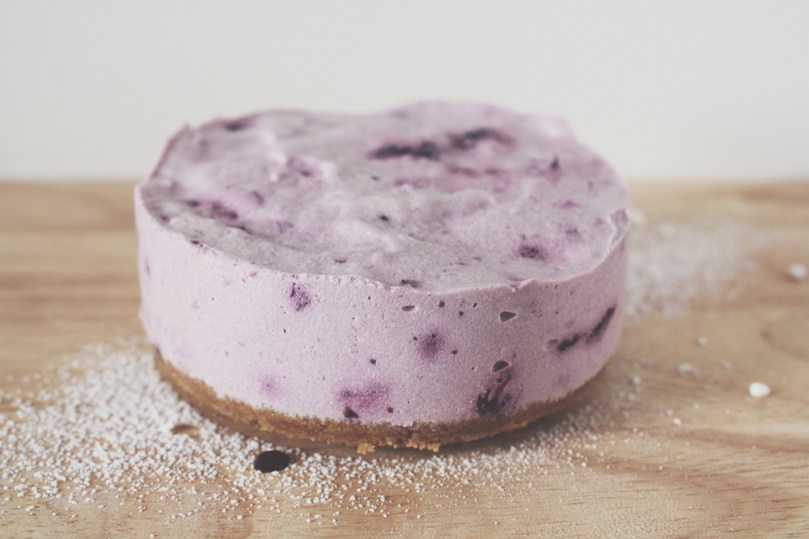 Mini No-bake Blueberry Cheesecake