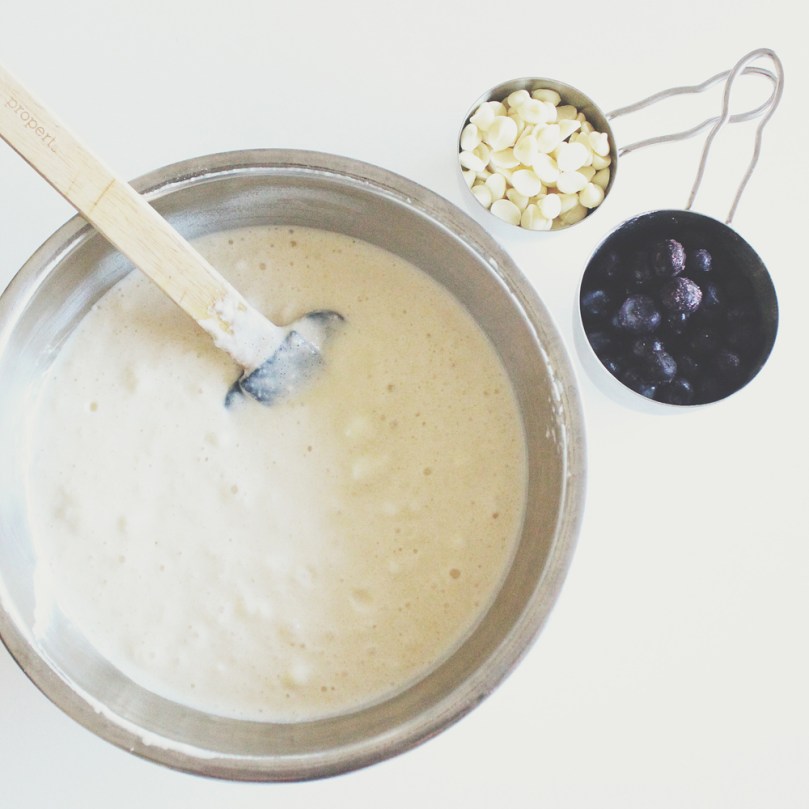 Blueberry & White Chocolate Pancakes