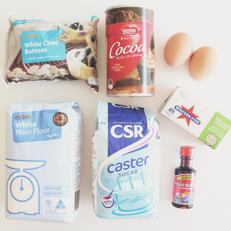 Red Velvet Chocolate Lava Cake Ingredients