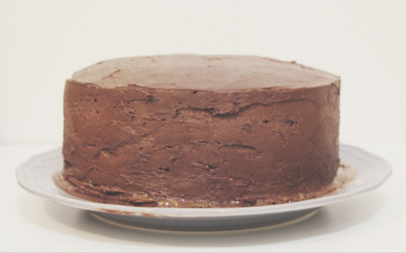 Layered Chocolate & Salted Caramel Cake