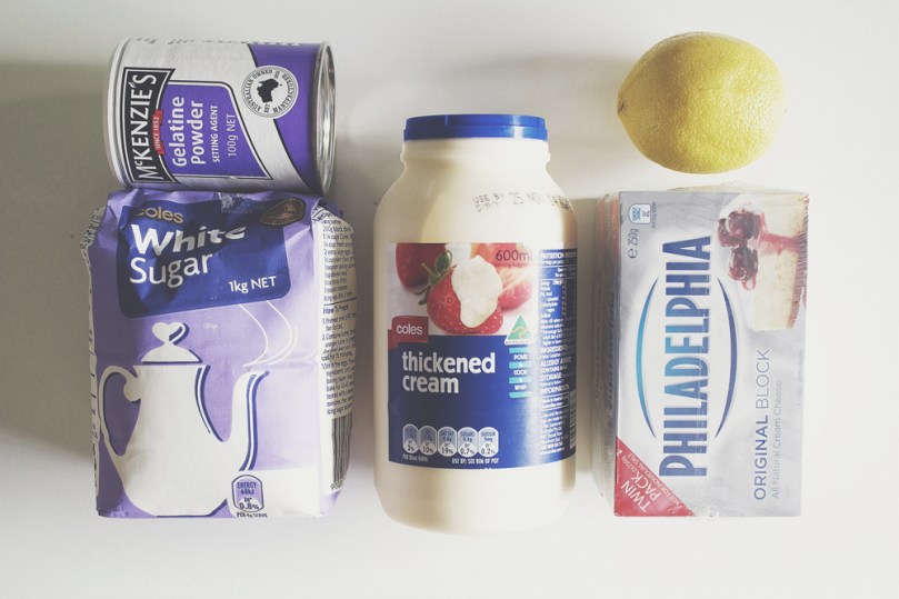 Red Velvet Cheesecake Ingredients