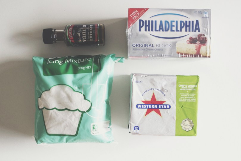 Red Velvet Cheesecake Ingredients