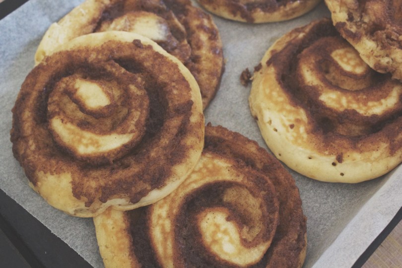 Cinnamon Roll Pancakes