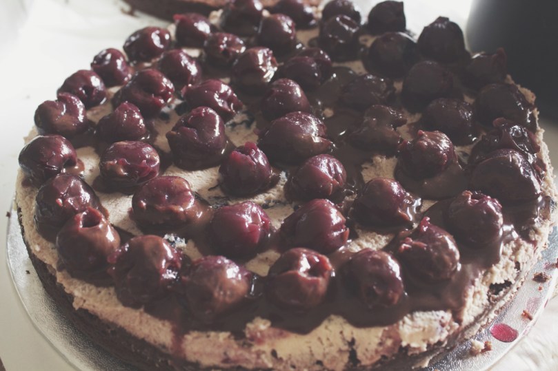 Cherry Ripple Black Forest Cake