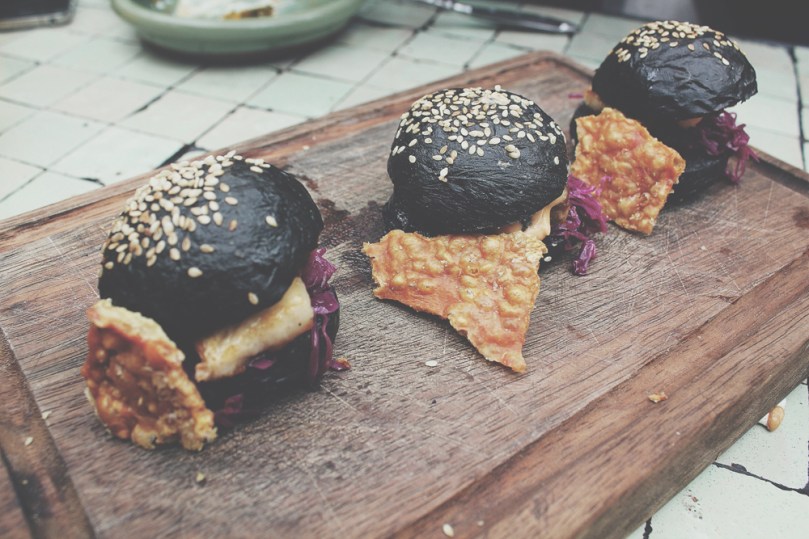 The Potting Shed at the Grounds - SHARE WITH FRIENDS: KUROBUTA PORK BELLY SLIDERS