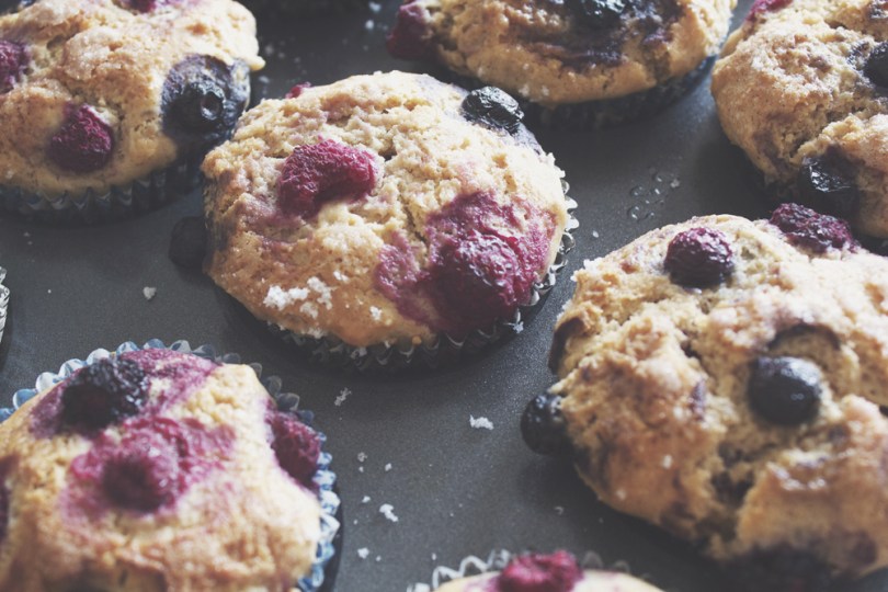 Breakfast Muffins: Mixed Berries