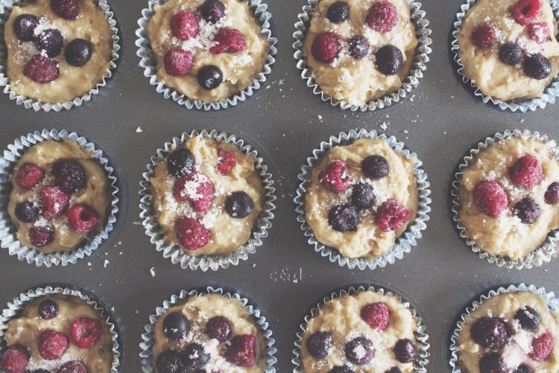 Breakfast Muffins: Mixed Berries