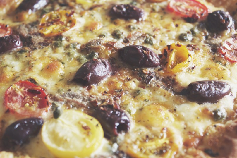 Anchovies & Capers Pizza