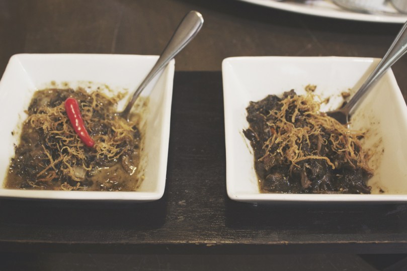 Mesa Filipino Moderne - VEGETABLES: Laing 2 ways