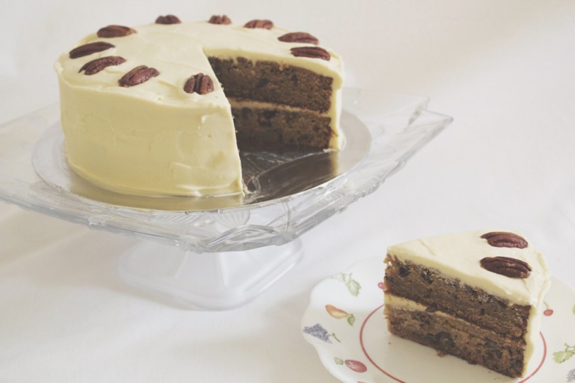 Vermont Maple-Pecan Cake