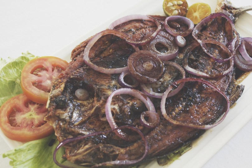 Pritong Bangús Steak (Fried Milkfish Steak)
