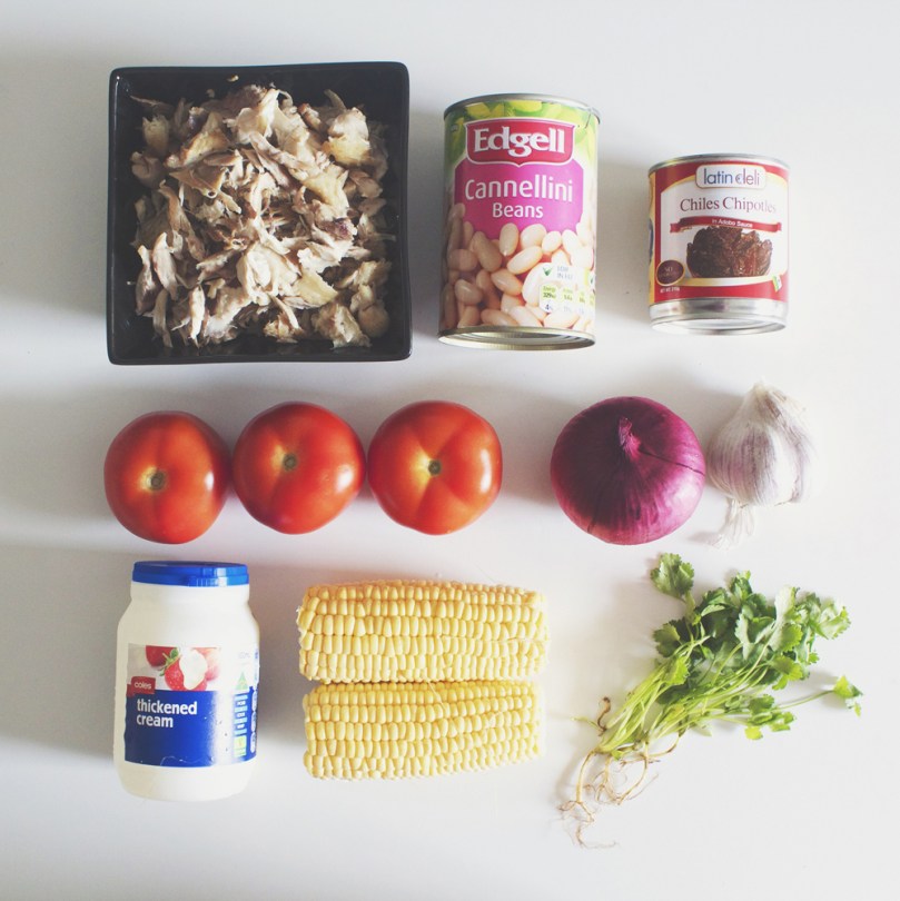 Hearty Chicken Chipotle Soup Ingredients