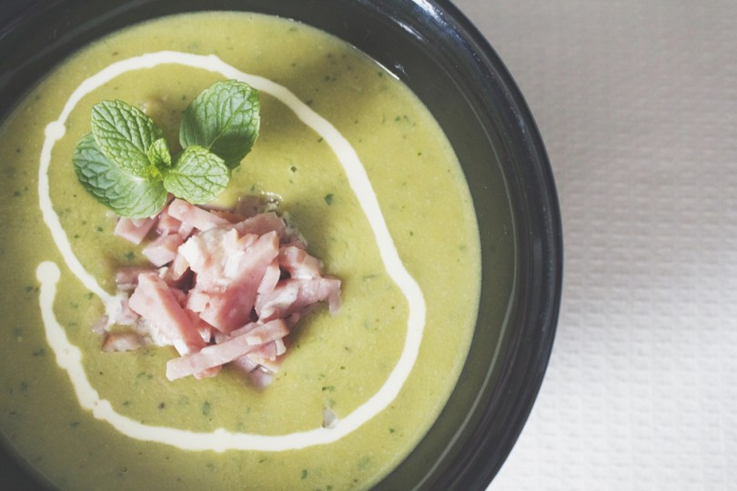 Minty Pea & Ham Soup