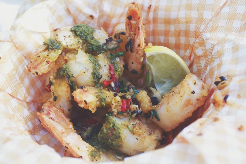 Garden Bar at the Grounds of Alexandria - THE GARDEN BAR LUNCH: JUMBO SALT & PEPPER PRAWNS