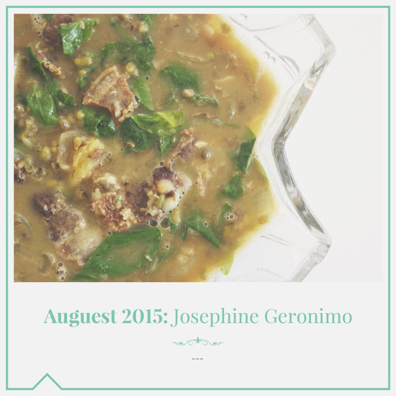 Auguest 2015: Josephine Geronimo