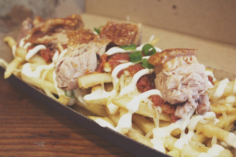 Mr. Crackles: Crispy Pork Nacho Fries