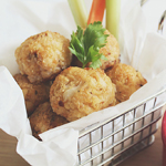 Buffalo Cauliflower & Quinoa “Meatballs”