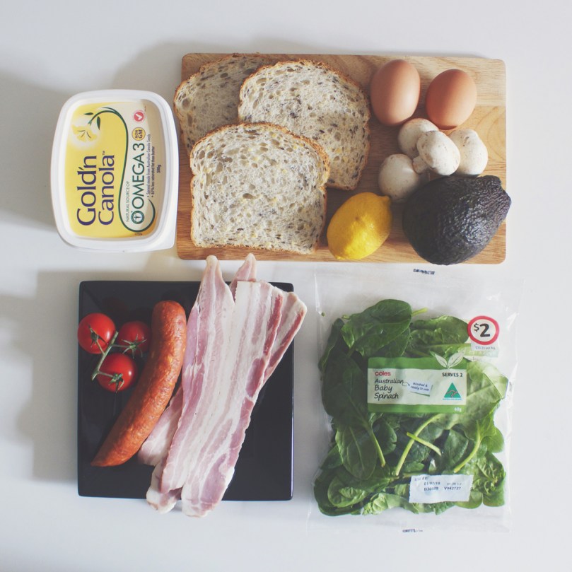 Breakfast Plate Ingredients