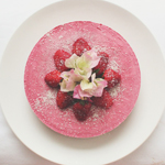 No Bake Strawberry & Coconut Vegan ‘Cheesecake’