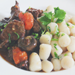 Bœuf Bourguignon with Potato Gnocchi