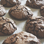 Double Chocolate Sea Salt Caramel Cookies