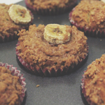 Banana & Cinnamon Crumb Top Muffins