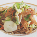 Pancit Bihon Guisado (Filipino Style Stir-Fried Rice Noodles)