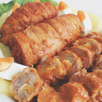 Hamonado (Pork Rolls Stewed in Pineapple Juice)