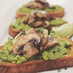 Mushroom and Avocado Toastie
