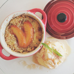 Peach Crumble