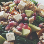 Avocado & Roast Pumpkin, Kale Salad