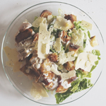Caesar Salad with Lemon & Thyme Roast Chicken