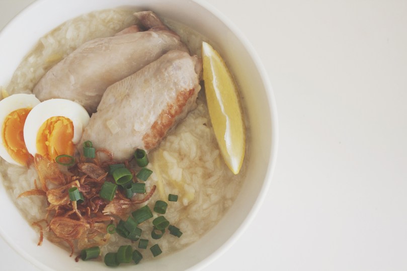 Arroz Caldo (Chicken Rice Porridge)