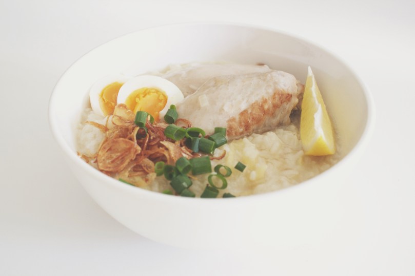 Arroz Caldo (Chicken Rice Porridge)