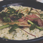 Bar Indigo: Free Range Victor Churchill Duck Sausage Risotto