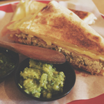 Cafe Con Leche: Ham & Chicken Quesadilla