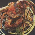 Devon on Danks: Soft Shell Crab Salad ala Japanois