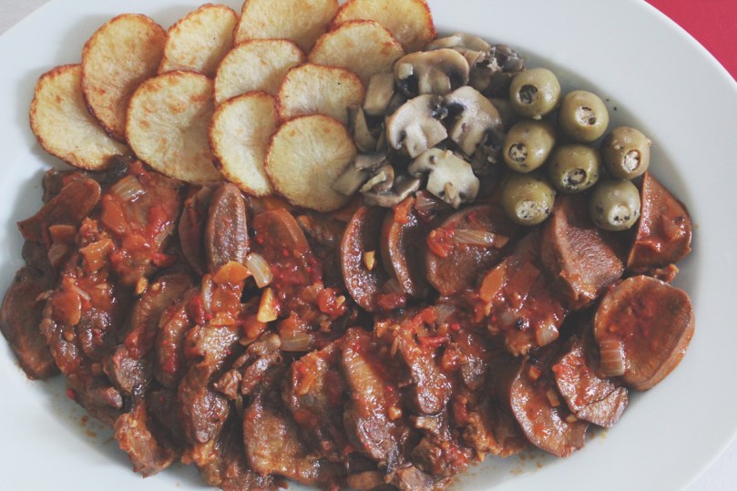 Lengua Estofado (Ox Tongue Braised in Tomato Sauce)