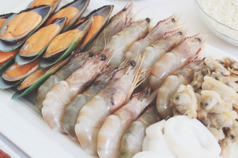 Paella de Marisco (Seafood Paella) Ingredients