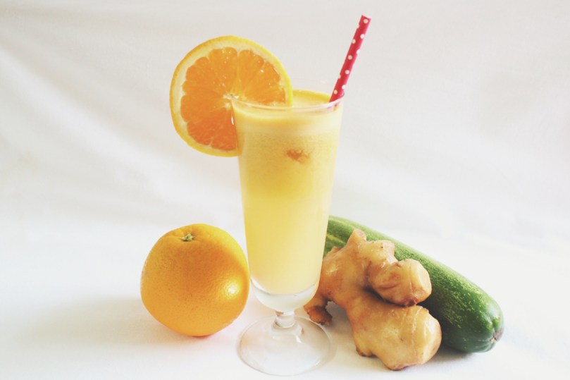 Cucumber, Ginger, & Orange Juice