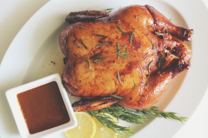 Chilli, Paprika, Tarragon, & Worcestershire Roast Chicken