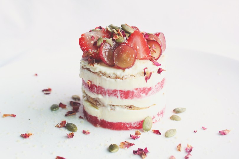 Strawberry & Watermelon Cake