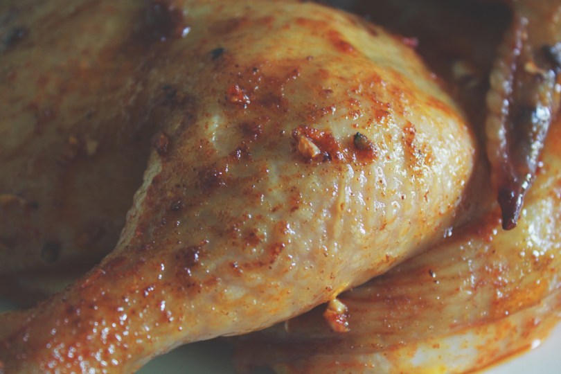 Butterflied Buffalo Roast Chicken