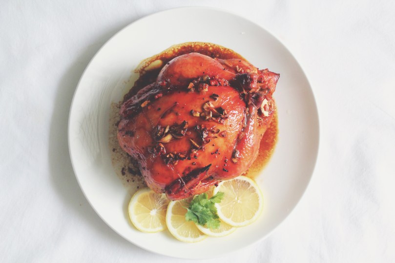Roast Barbecued Chicken