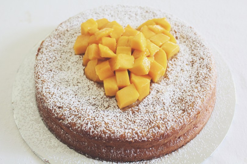 Moist Mango Pound Cake
