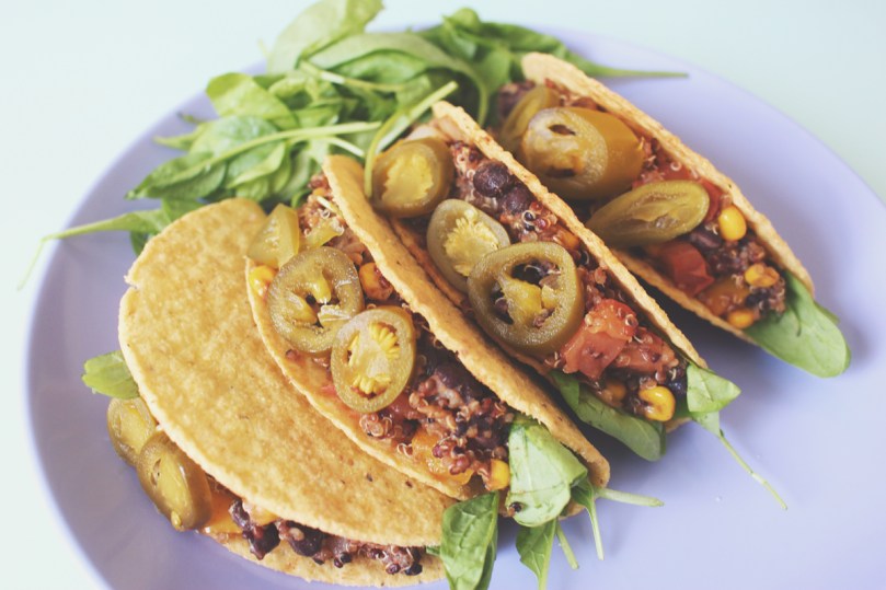 Quinoa Black Bean Tacos