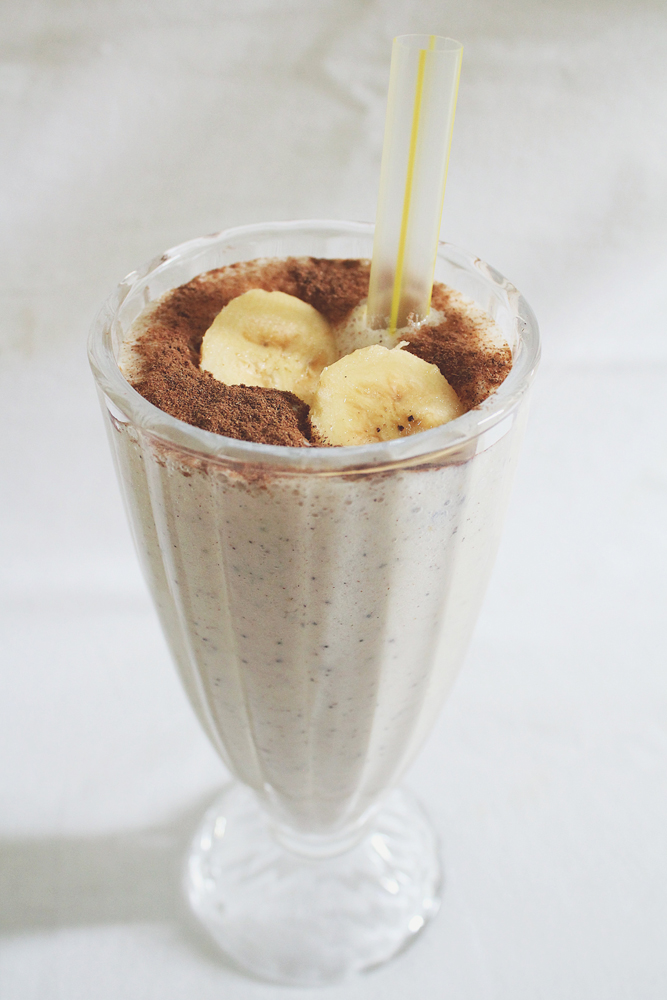 Spicy Chai & Banana Cinnamon Smoothie