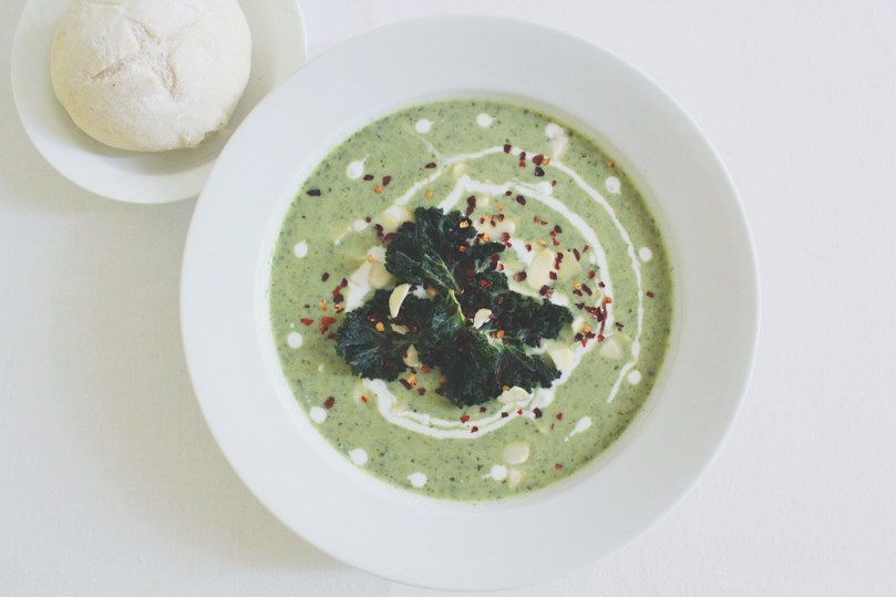 Vegan Broccoli & Kale Soup